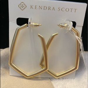 Kendra Scott large geometric hoops